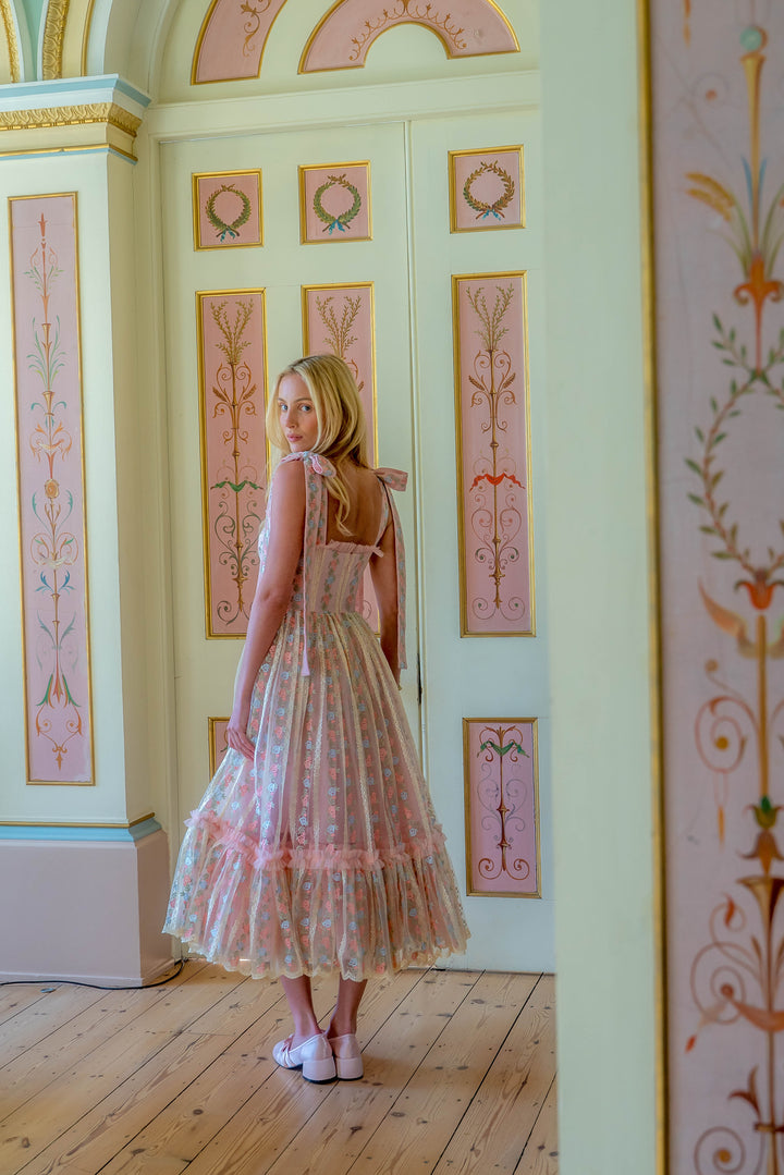 Everbloom Ribbon Midi Dress - Fairy Tong