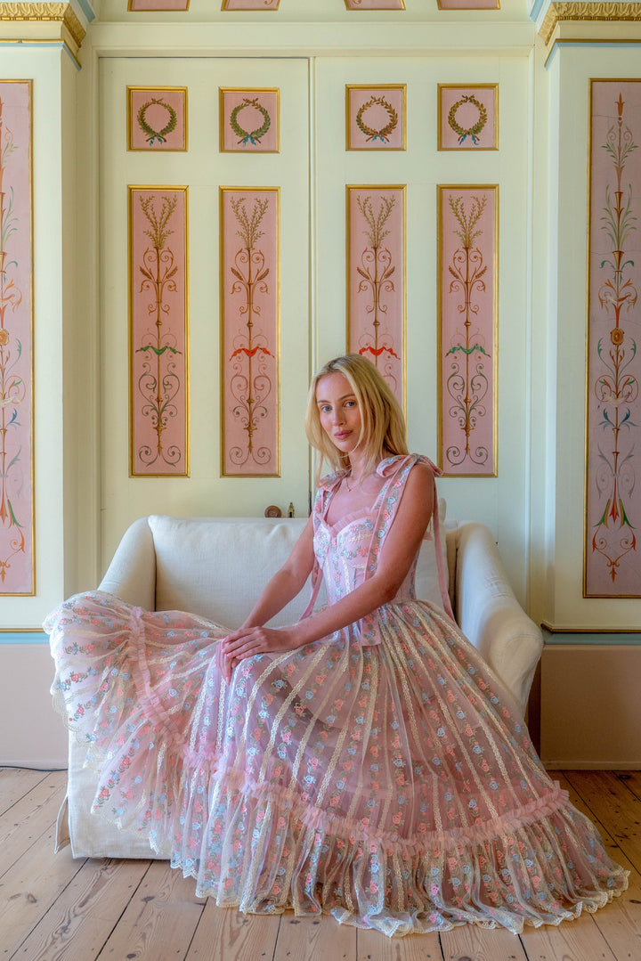 Everbloom Ribbon Midi Dress - Fairy Tong