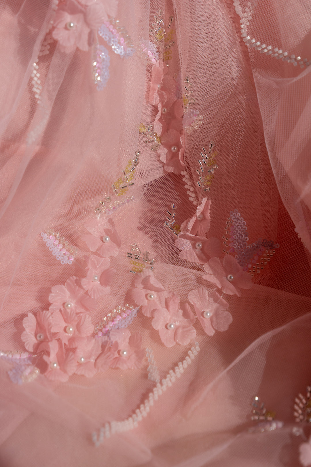 Bloom Reverie Sequin Midi Dress - Fairy Tong