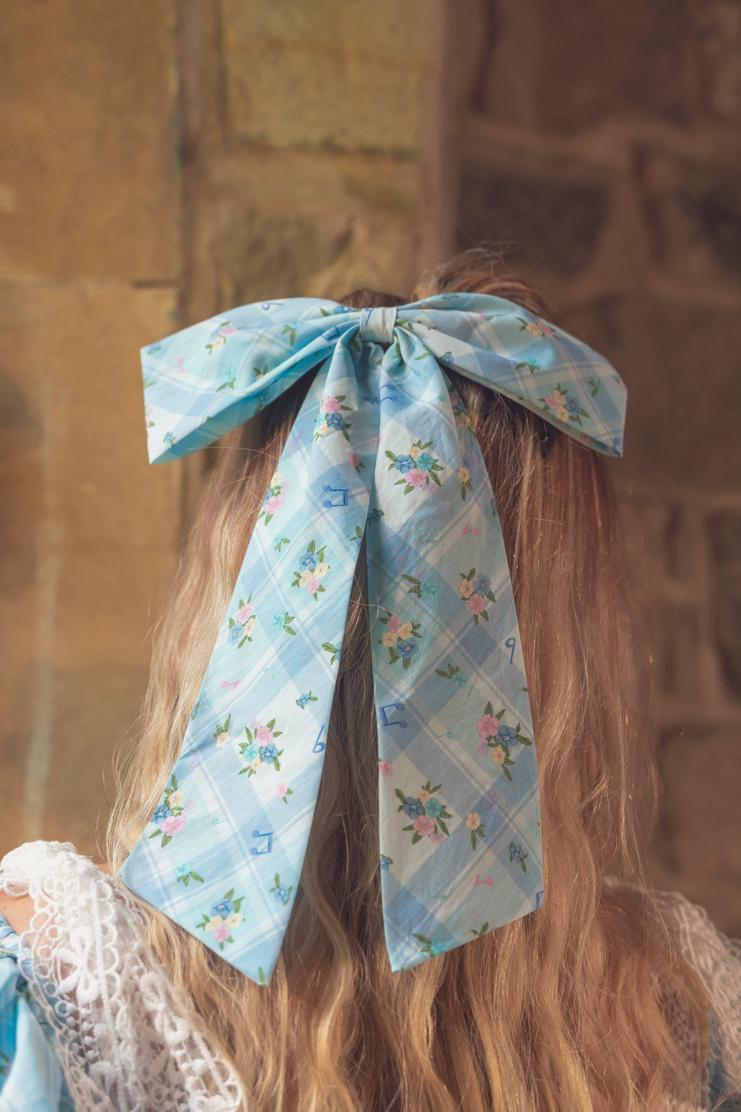 Picnic Melody Cotton Hair Bow