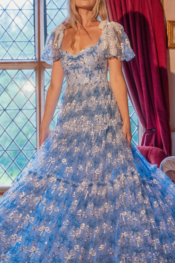 Blue Danube Sequin Gown