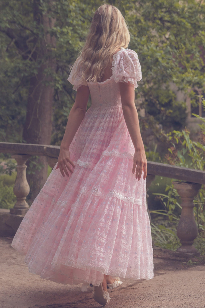 Dream Blossom Lace Maxi Dress