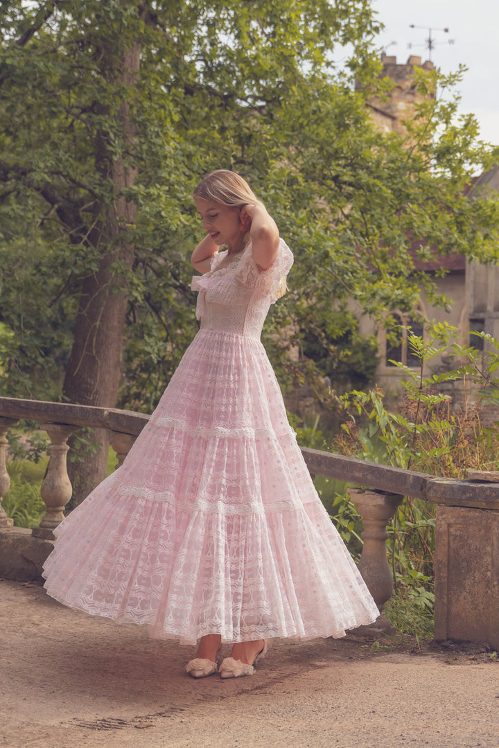 Dream Blossom Lace Maxi Dress