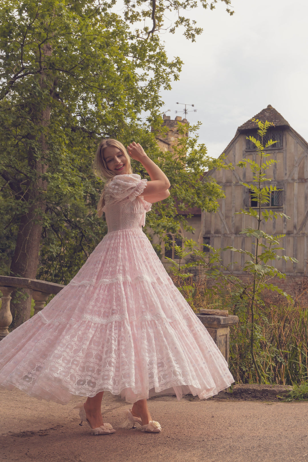 Dream Blossom Lace Maxi Dress