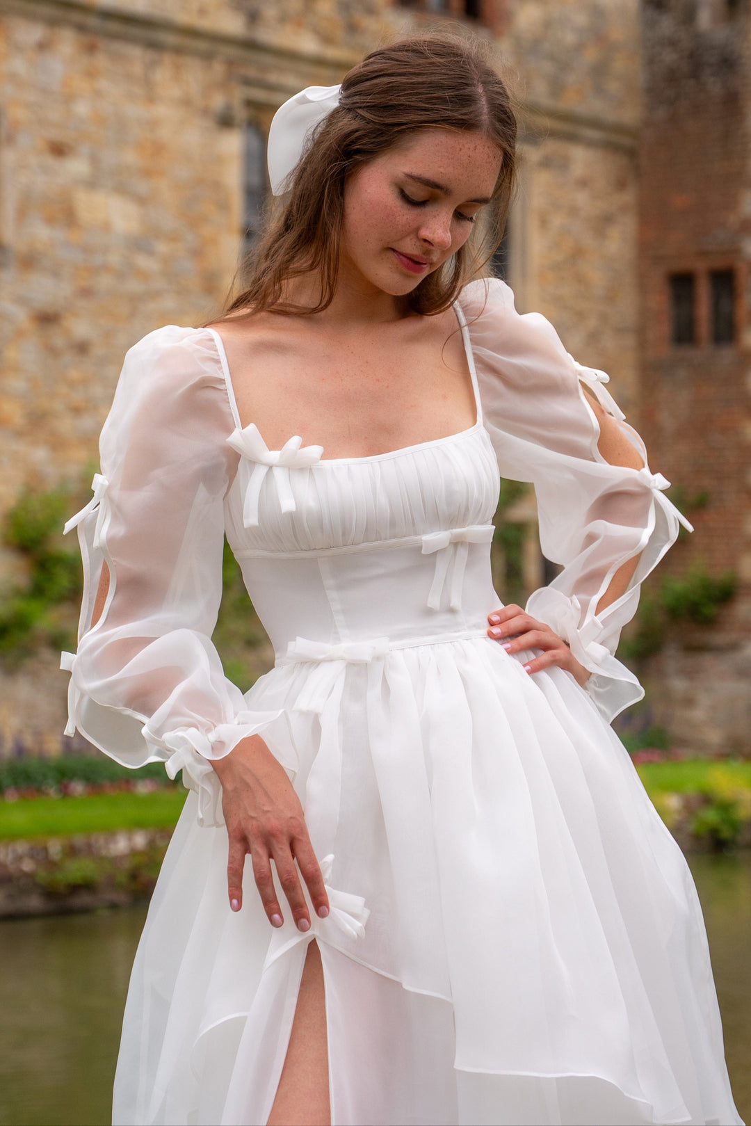 Rococo Melody Gown - Pearl White Fairy Tong Rococo Melody Gown - Pearl White Fairy Tong