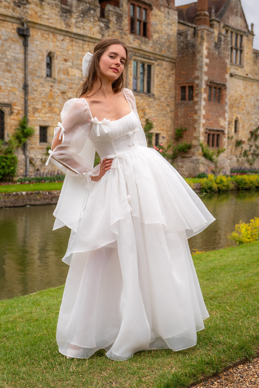 Rococo Melody Gown - Pearl White Fairy Tong Rococo Melody Gown - Pearl White Fairy Tong