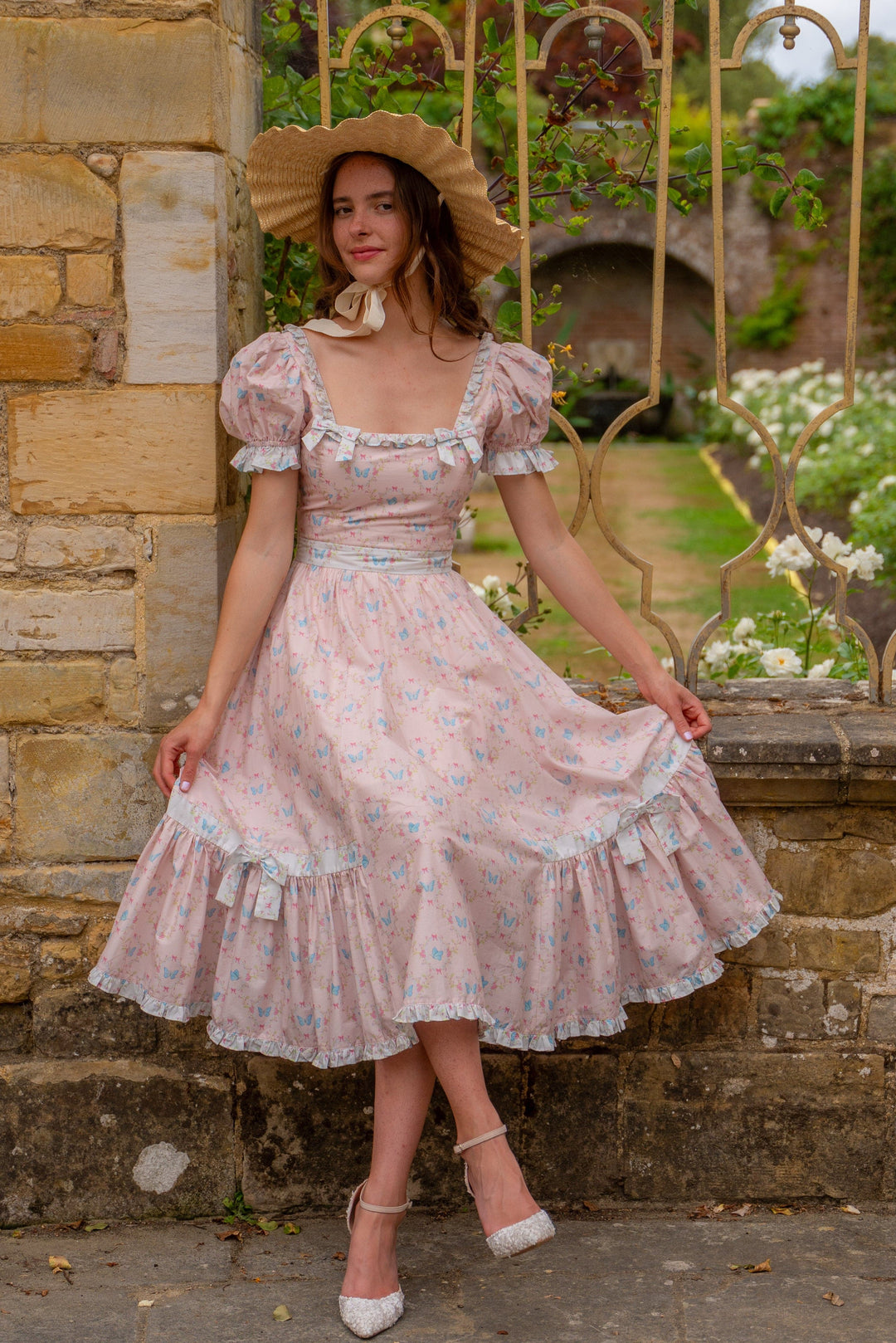 Butterfly Midi Dress Water Lily Butterfly Midi Dress Fairy Tong Butterfly Midi Dress Water Lily Butterfly Midi Dress Fairy Tong