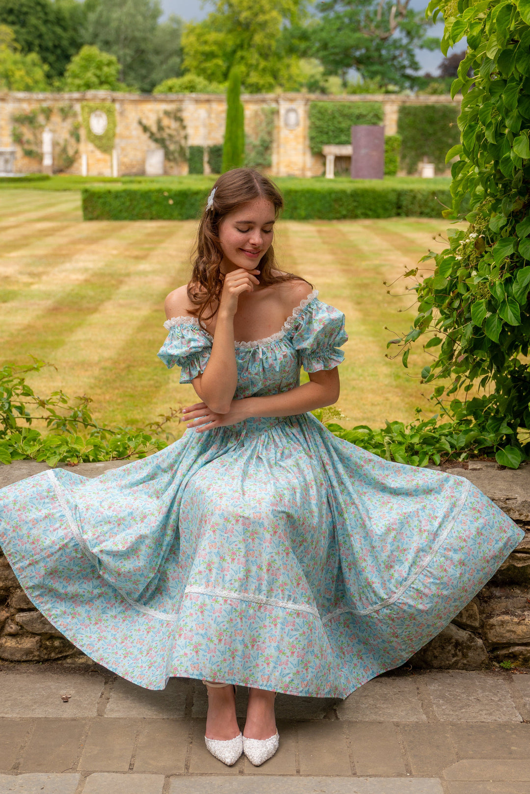 Cottage Bloom Midi Dress Fairy Tong Cottage Bloom Midi Dress Fairy Tong