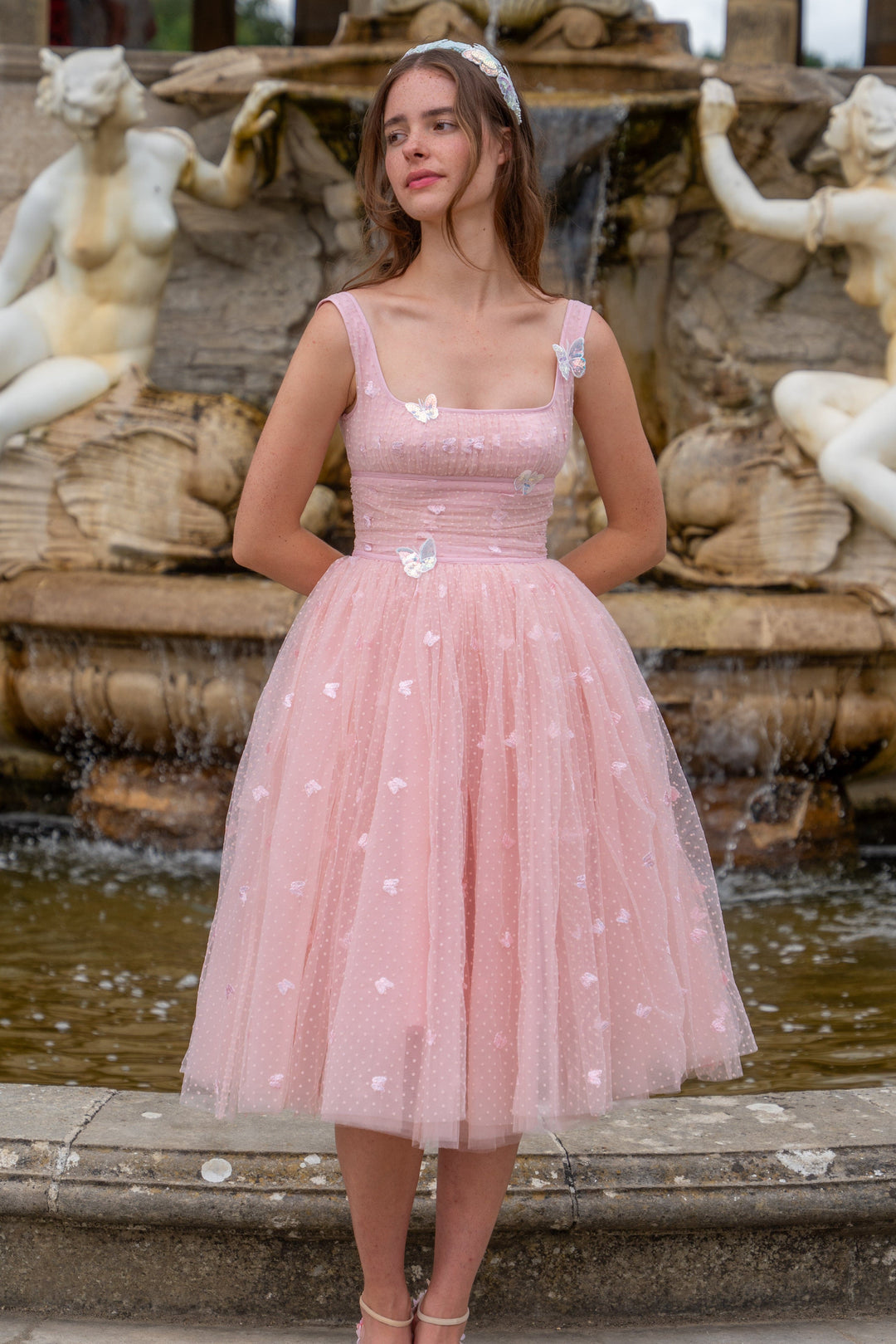 Ballerina Butterfly Midi Dress Fairy Tong Ballerina Butterfly Midi Dress Fairy Tong