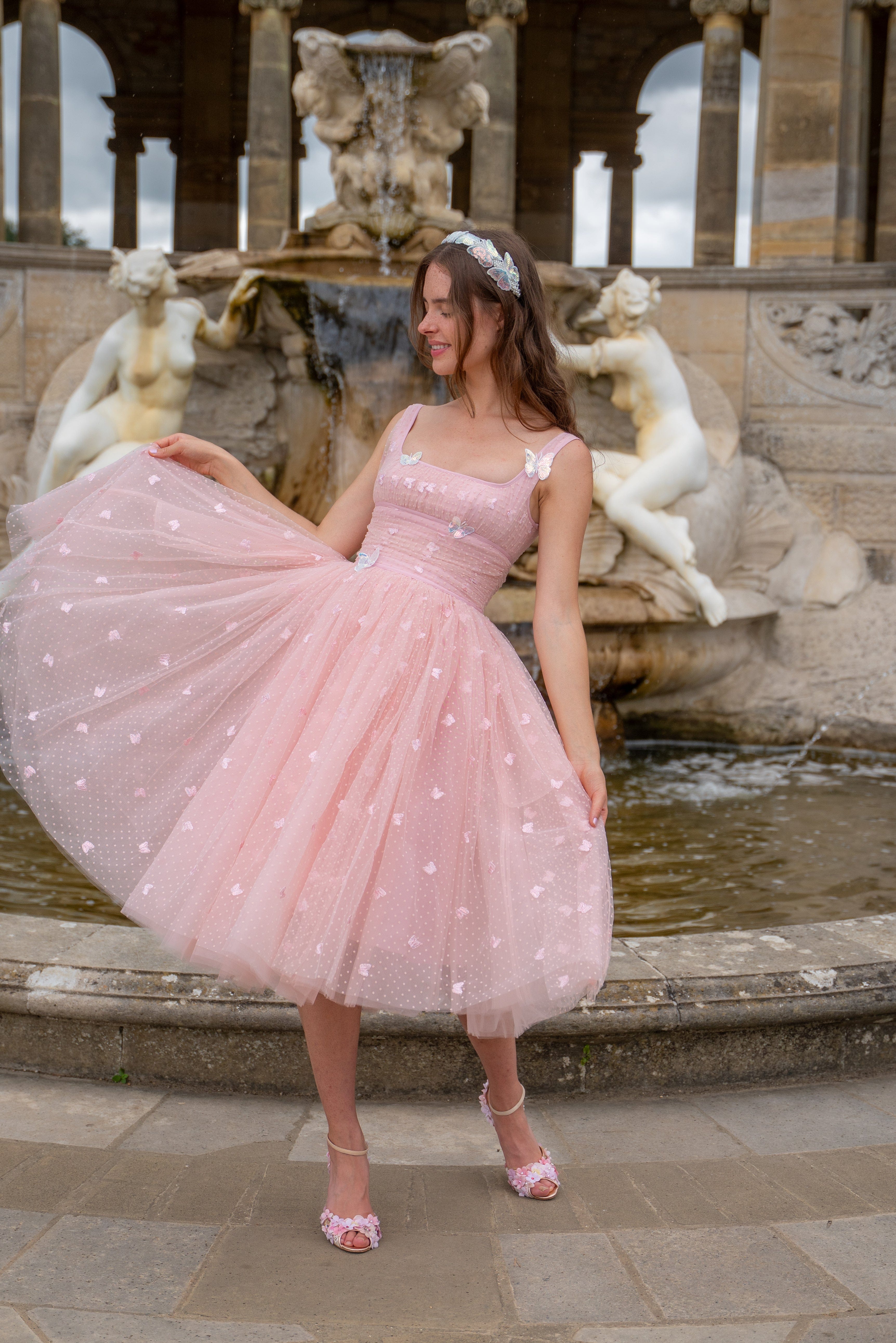 treaturself”Ballerina” fairy tulle dress Ballerina Butterfly Midi Dress – Fairy Tong