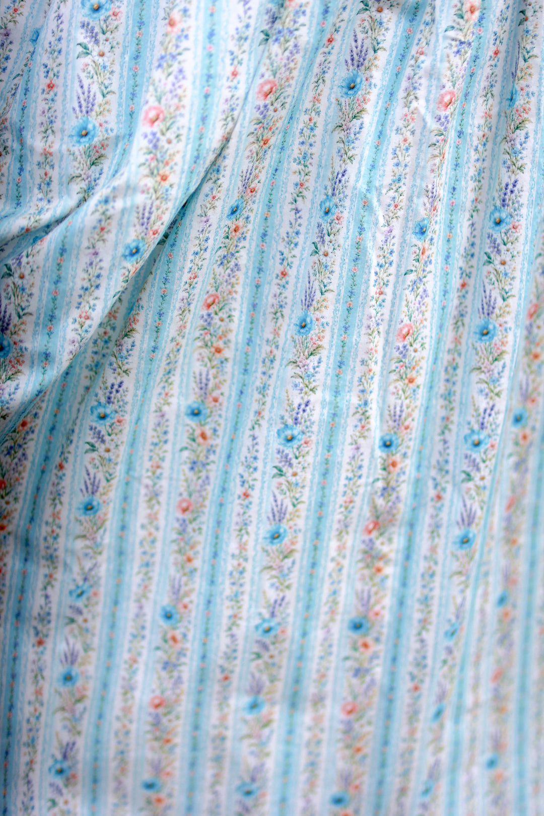 Secret Bloom Midi Dress - Blue
