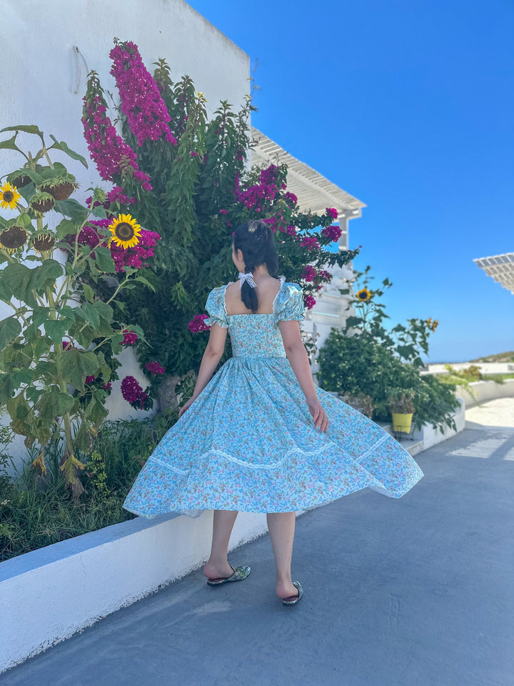 Cottage Bloom Midi Dress - Fairy Tong