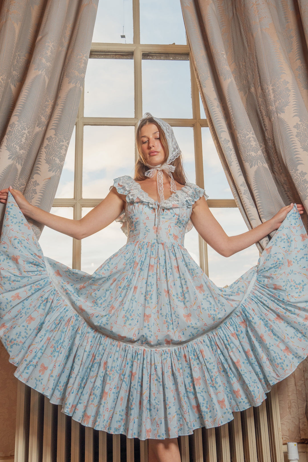 Rococo Reverie Midi Dress Fairy Tong Rococo Reverie Midi Dress Fairy Tong
