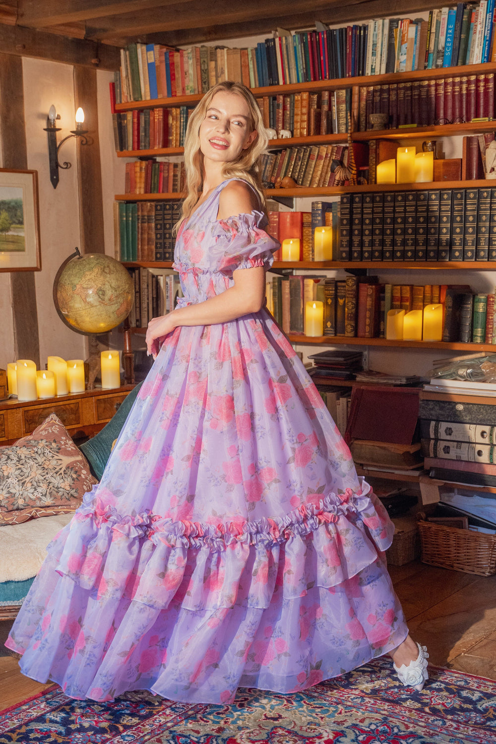 Blue Danube Sequin Gown