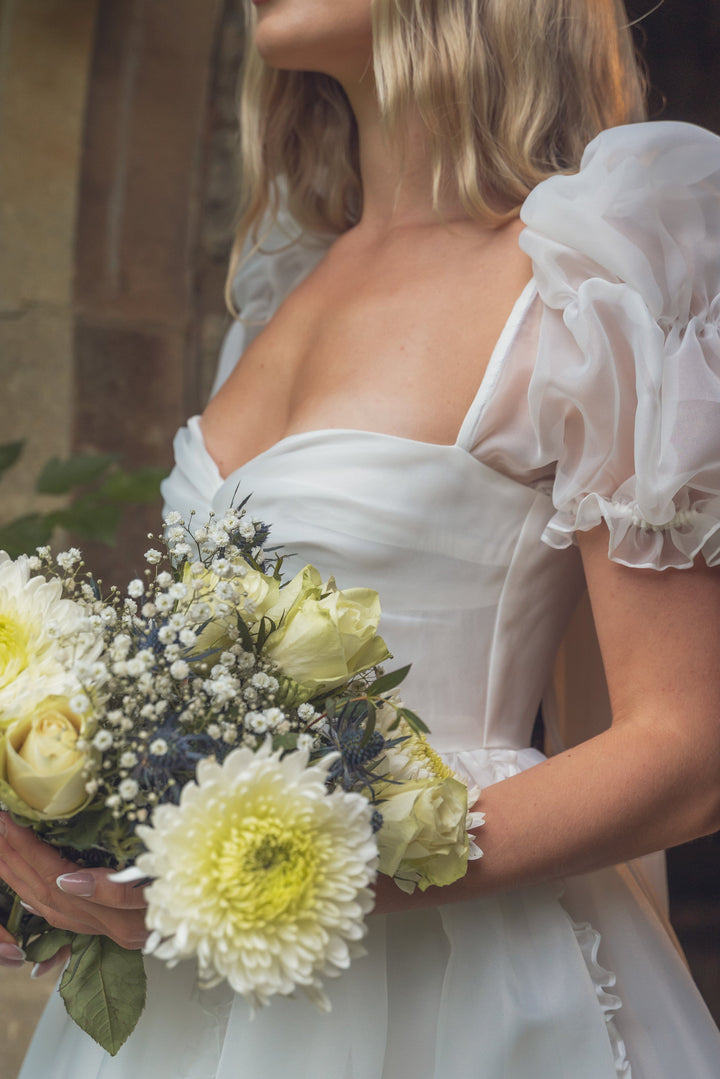 Rose Princess Gown - Pearl White