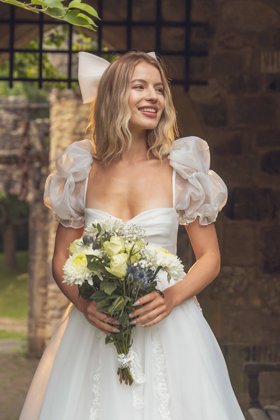 Rose Princess Gown - Pearl White Fairy Tong Rose Princess Gown - Pearl White Fairy Tong