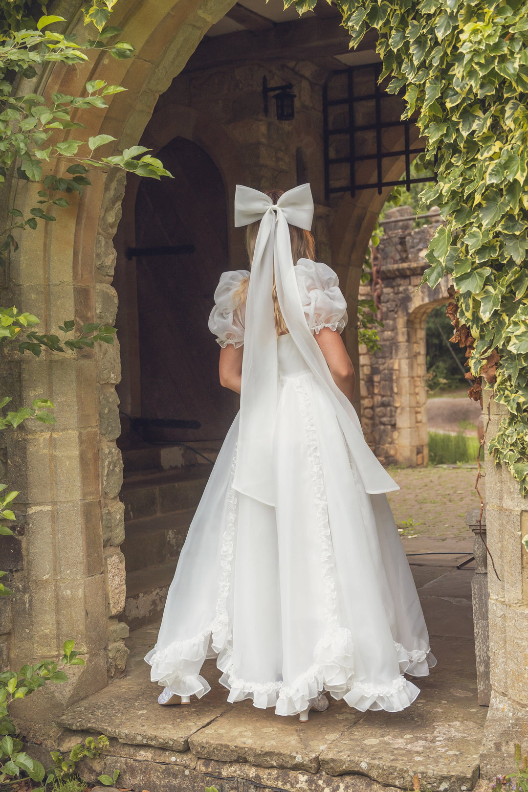 Vestido de princesa rosa - Azul bígaro