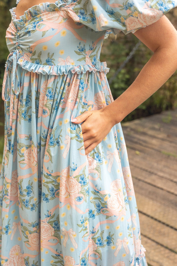 Rose Harmony Maxi Dress