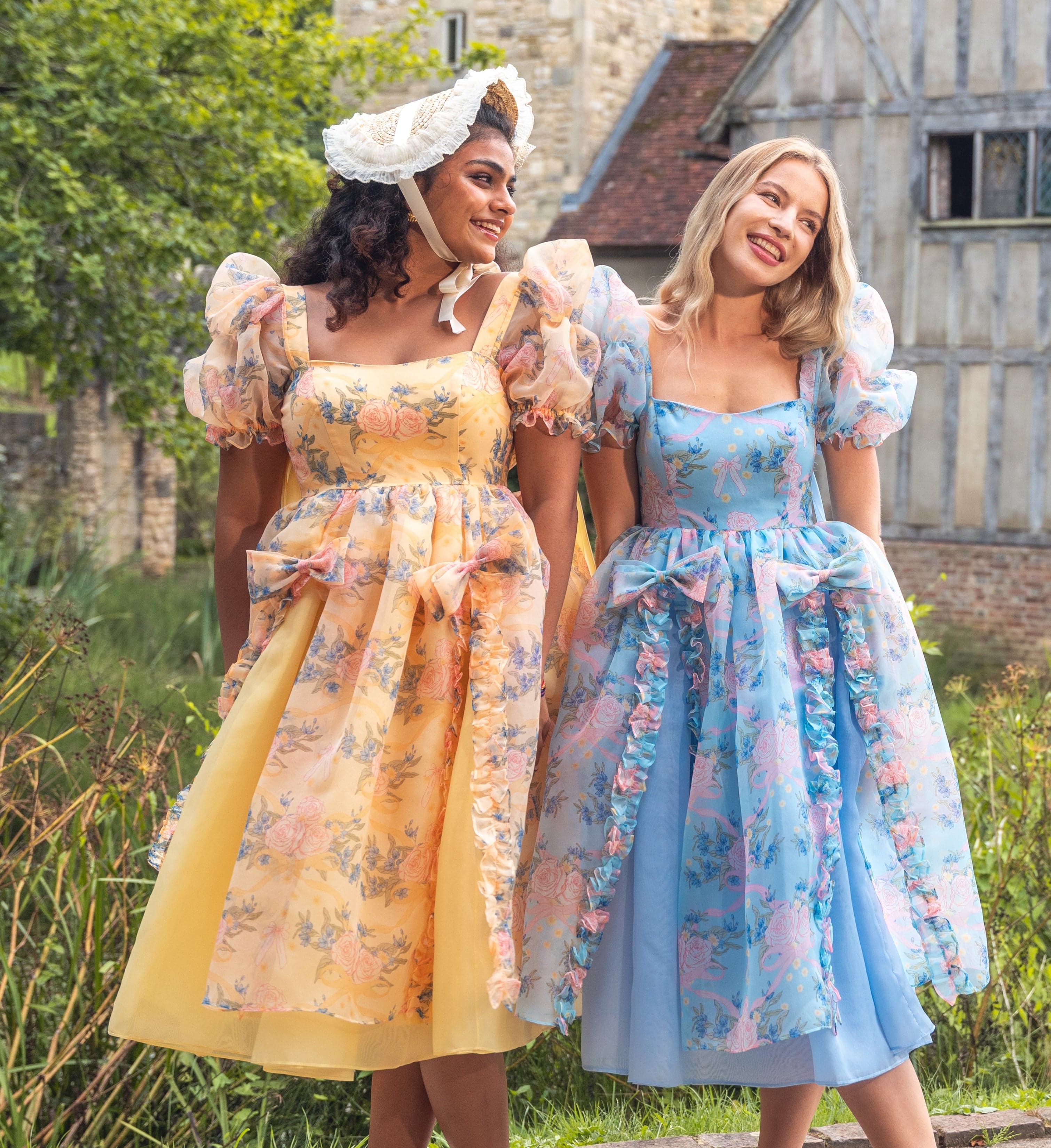 Rose Waltz Midi Dress - Soft Blue – Fairy Tong
