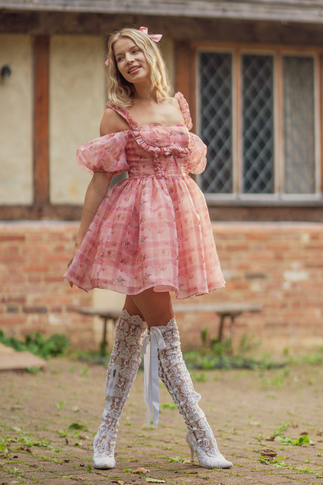 sound of music pink dress Liesl's Dress, a Vintage Sound of Music Costume Dress