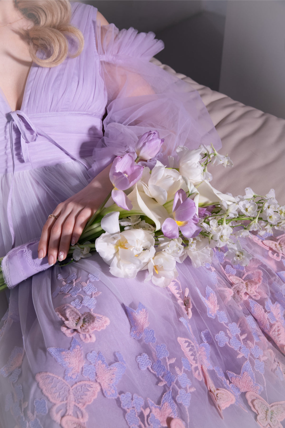 Aurora Butterfly Gown - Lavender Fairy Tong Aurora Butterfly Gown - Lavender Fairy Tong
