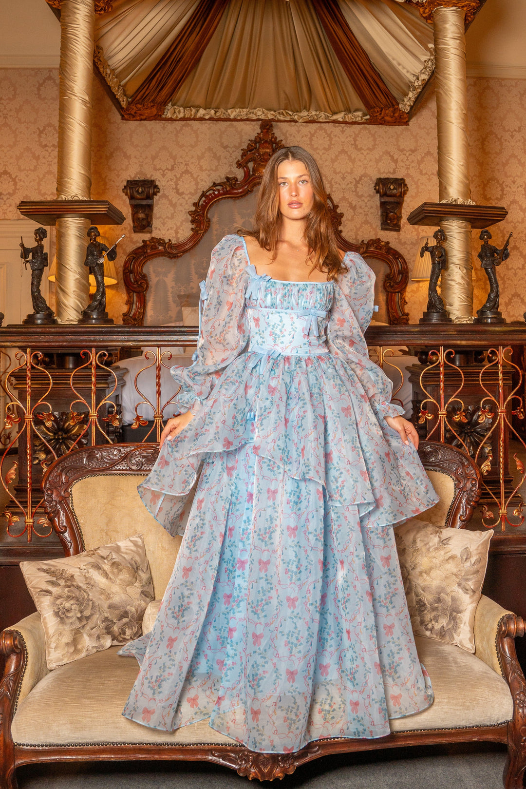 Rococo Melody Gown - Soft Blue Fairy Tong Rococo Melody Gown - Soft Blue Fairy Tong