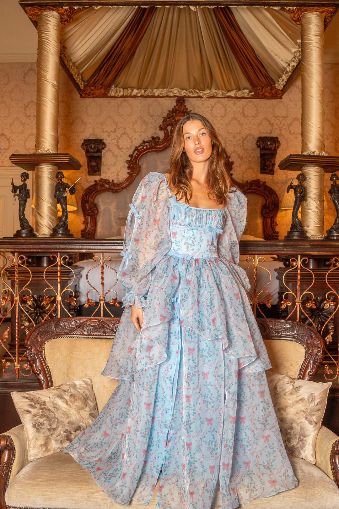 Rococo Melody Gown - Soft Blue Fairy Tong Rococo Melody Gown - Soft Blue Fairy Tong