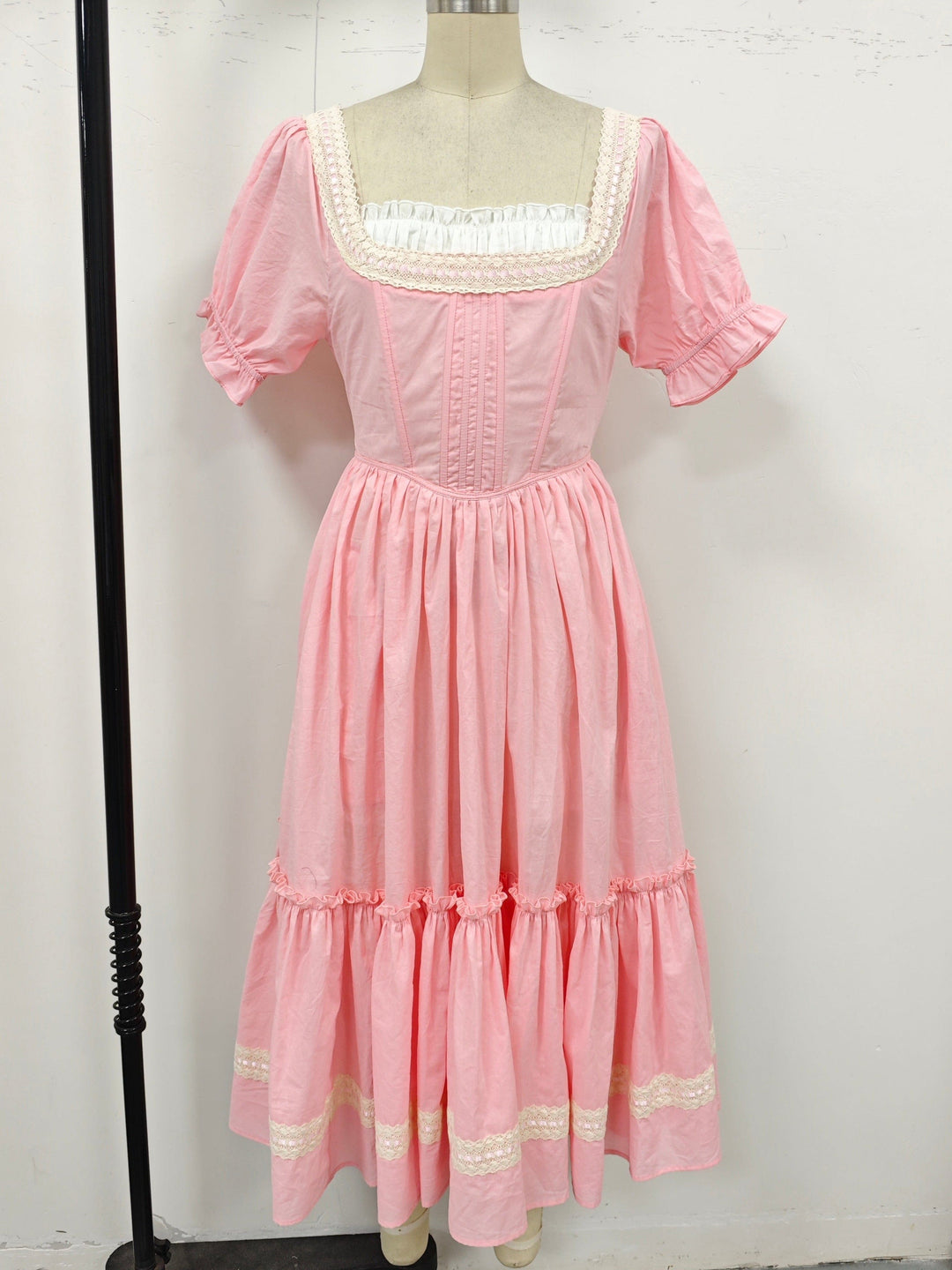*Sample* Pink Corset Midi Dress - Fairy Tong