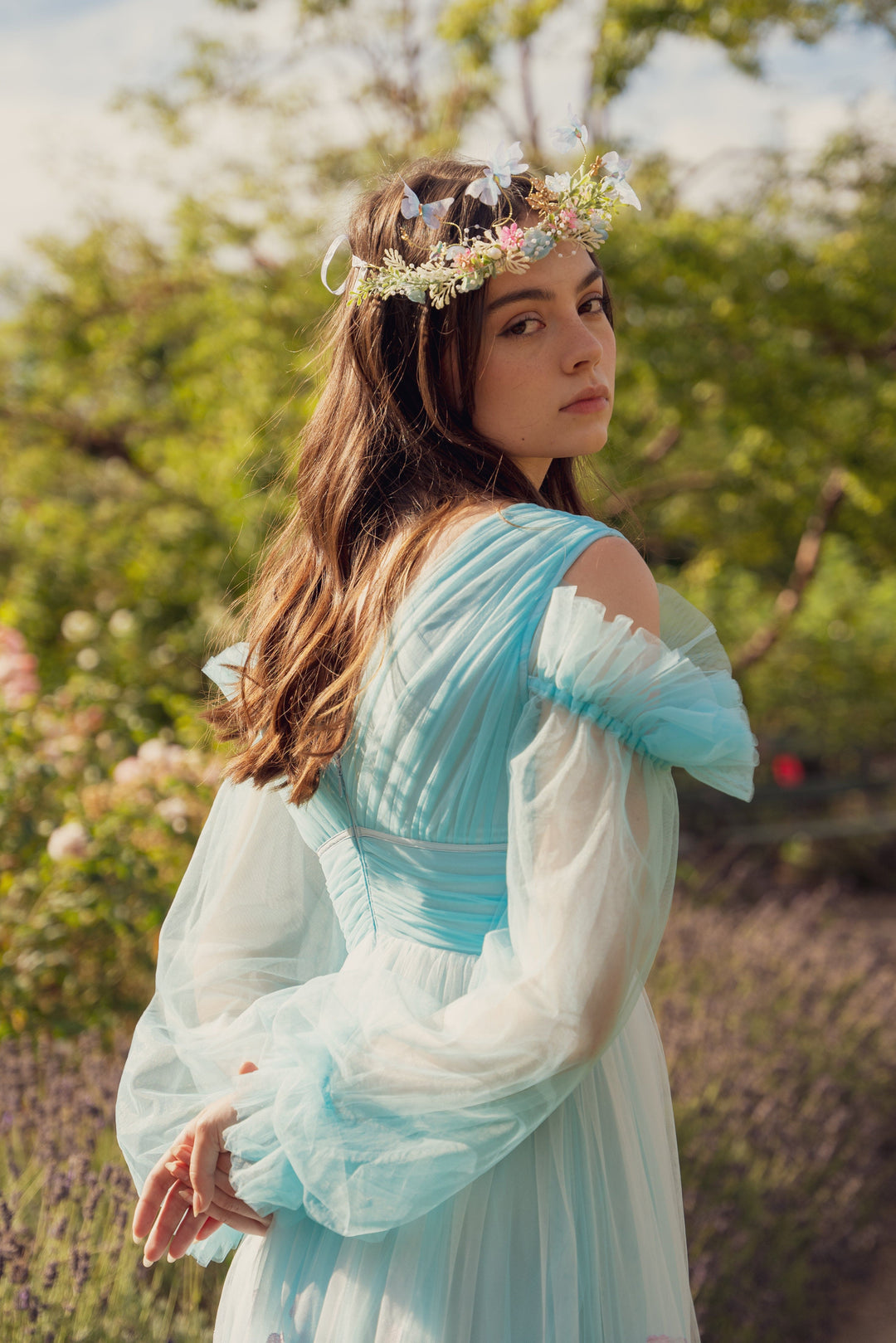 Aurora Butterfly Gown - Baby Blue Fairy Tong Aurora Butterfly Gown - Baby Blue Fairy Tong