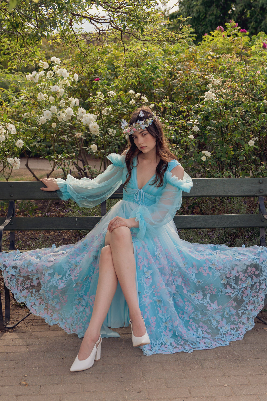 Aurora Butterfly Gown - Baby Blue Fairy Tong Aurora Butterfly Gown - Baby Blue Fairy Tong