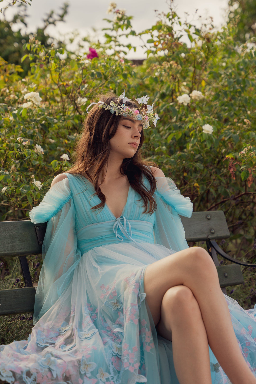 Aurora Butterfly Gown - Baby Blue Fairy Tong Aurora Butterfly Gown - Baby Blue Fairy Tong