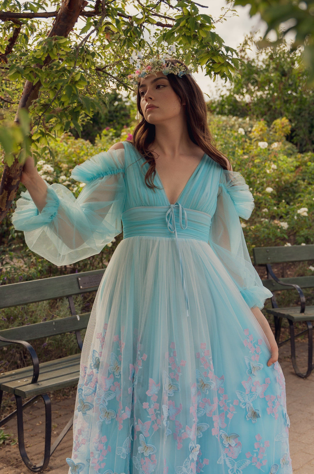 Aurora Butterfly Gown - Baby Blue Fairy Tong Aurora Butterfly Gown - Baby Blue Fairy Tong