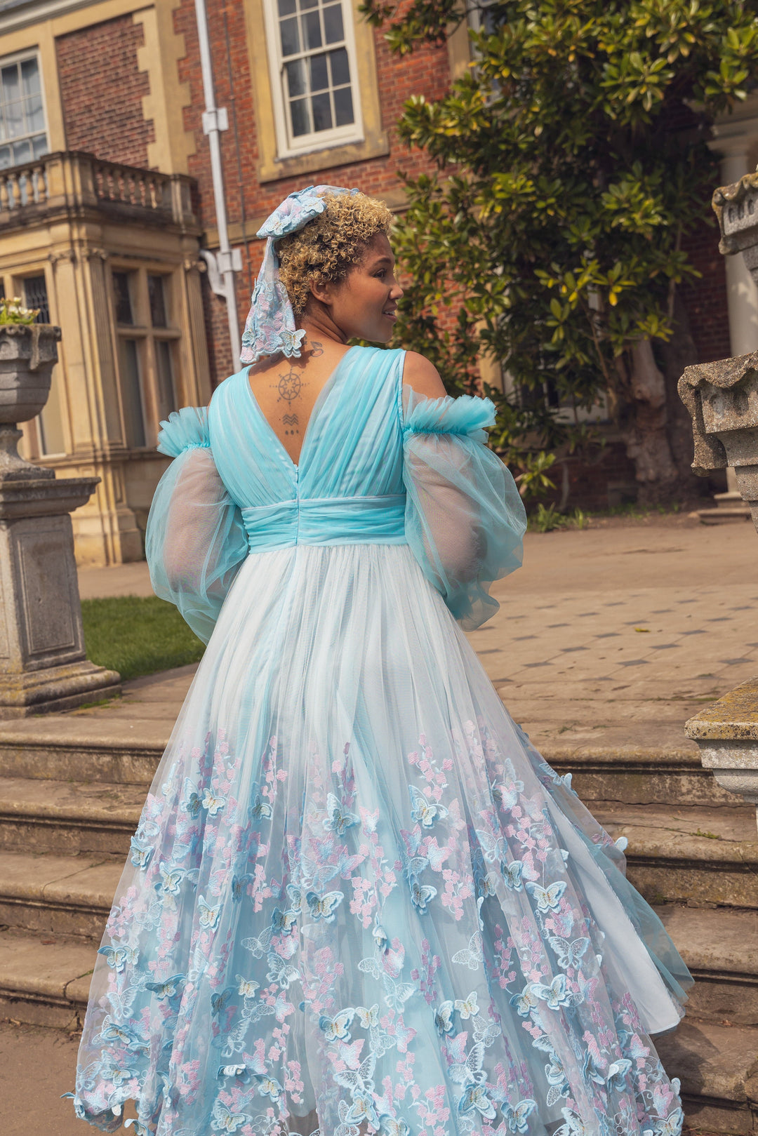 Aurora Butterfly Gown - Baby Blue Fairy Tong Aurora Butterfly Gown - Baby Blue Fairy Tong