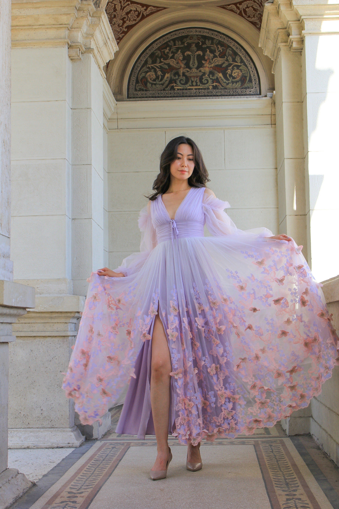 Aurora Butterfly Gown - Lavender Fairy Tong Aurora Butterfly Gown - Lavender Fairy Tong