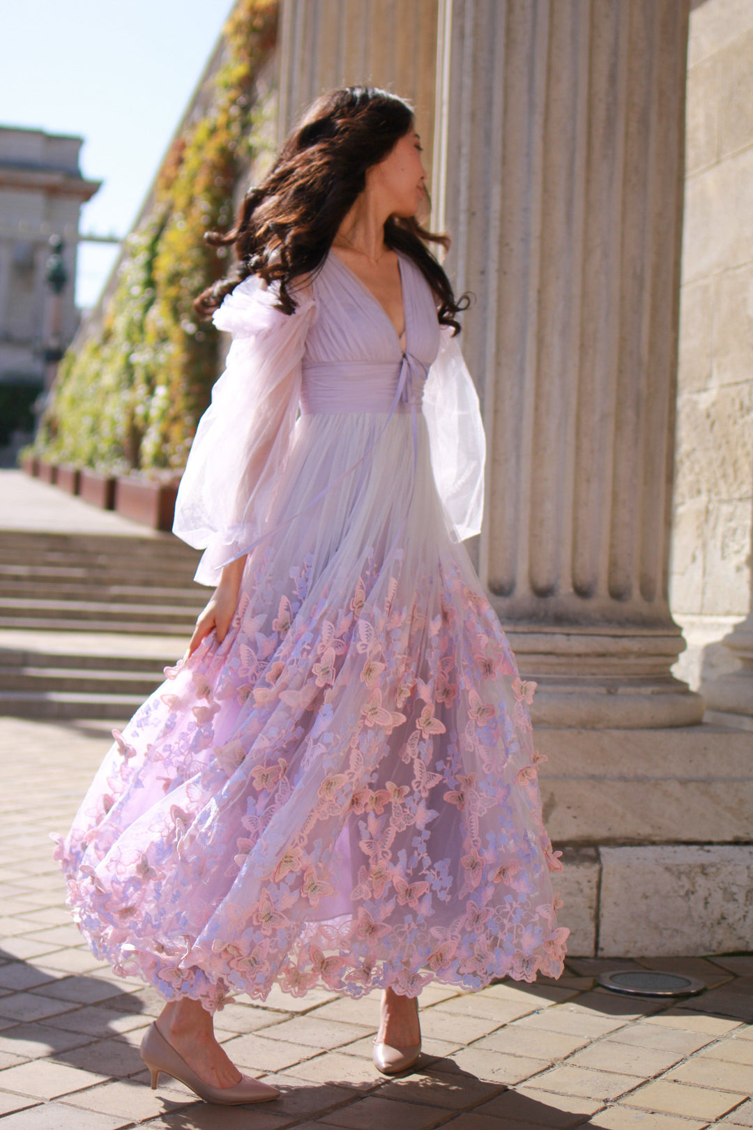 Aurora Butterfly Gown - Lavender Fairy Tong Aurora Butterfly Gown - Lavender Fairy Tong