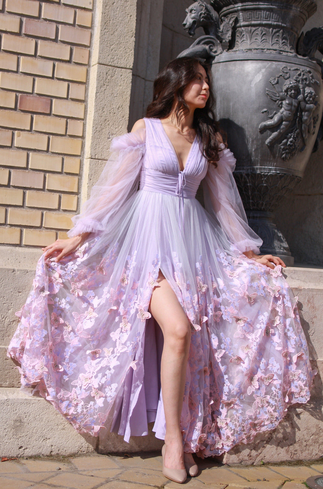 Aurora Butterfly Gown - Lavender Fairy Tong Aurora Butterfly Gown - Lavender Fairy Tong