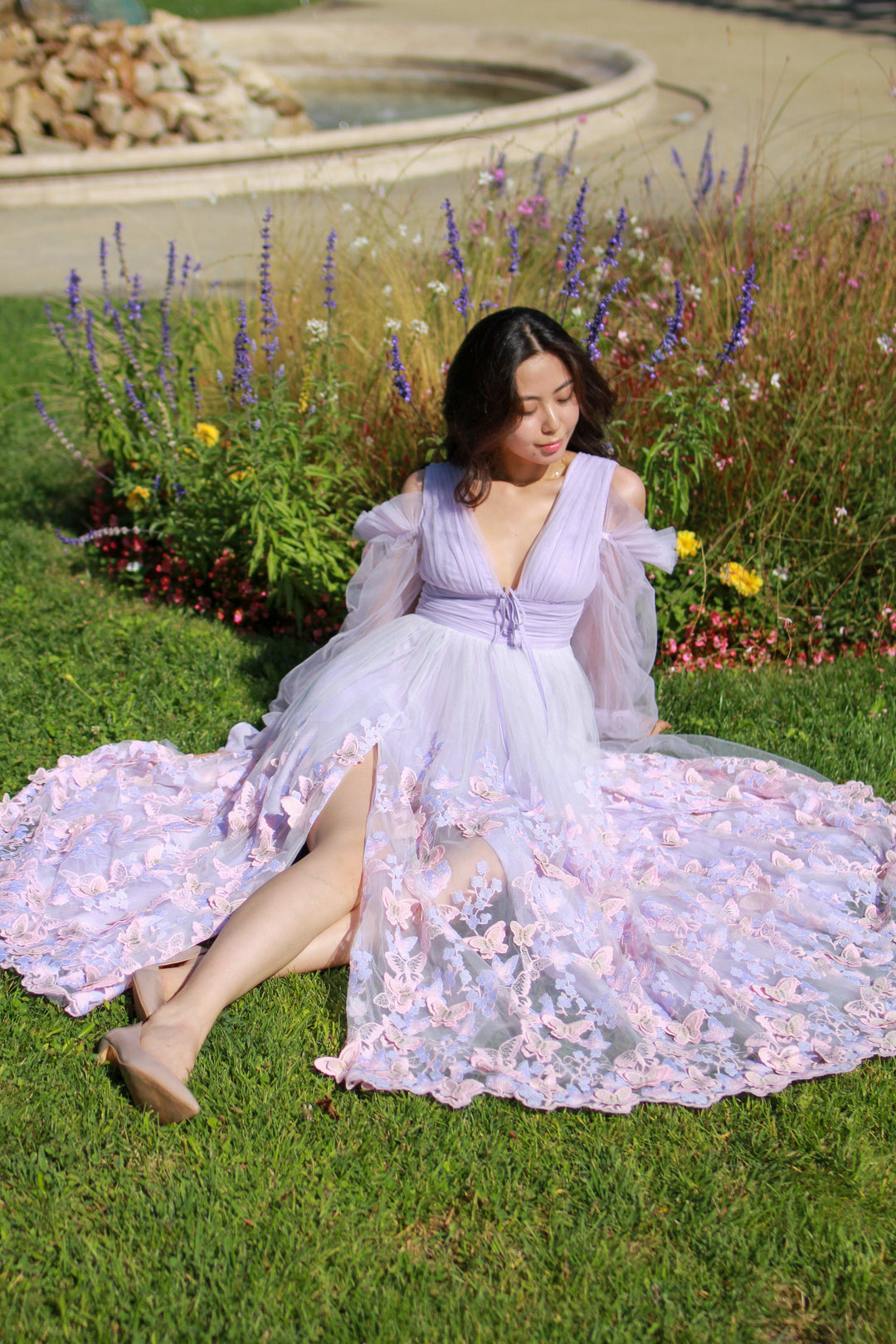 Aurora Butterfly Gown - Lavender Fairy Tong Aurora Butterfly Gown - Lavender Fairy Tong