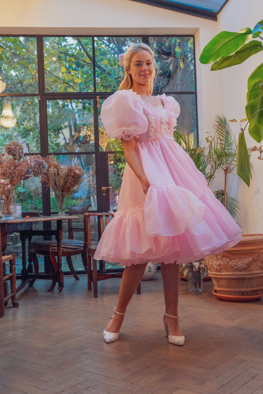 VILEILA Midi Dress - Ballerina