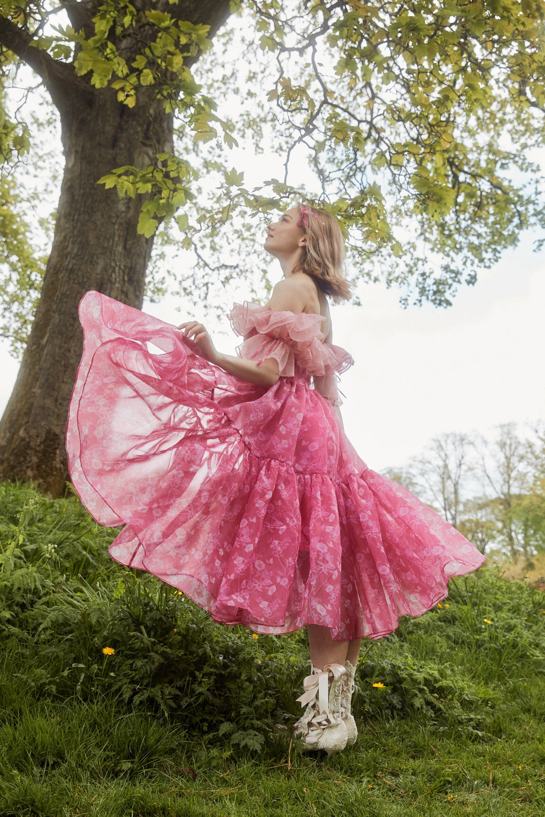 hot pink fairy dress Girl's Pink Petal Fairy Halloween Costume Small 3/4 by Teetot