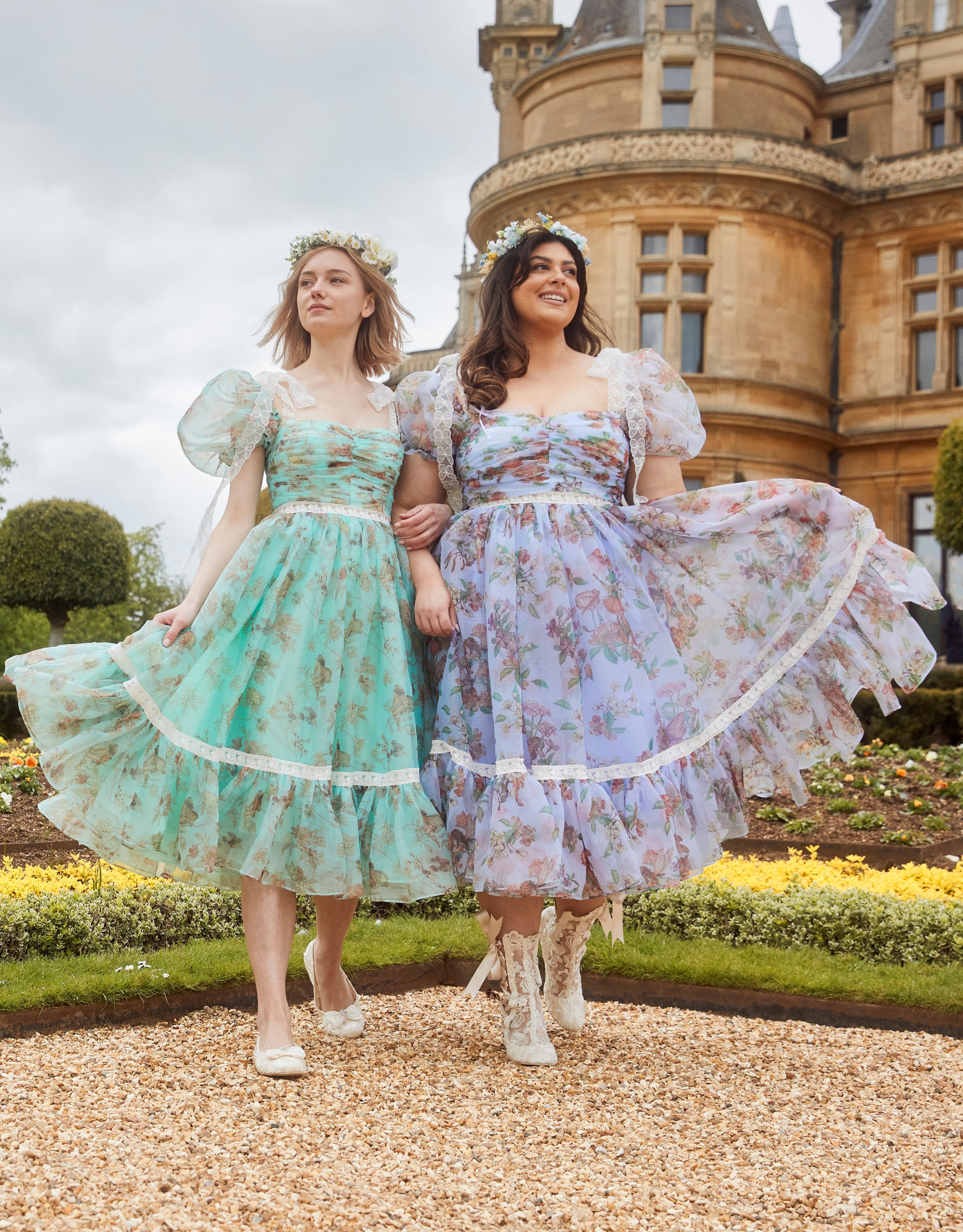 Blue Magic Fairy Soirée Midi Dress – Fairy Tong