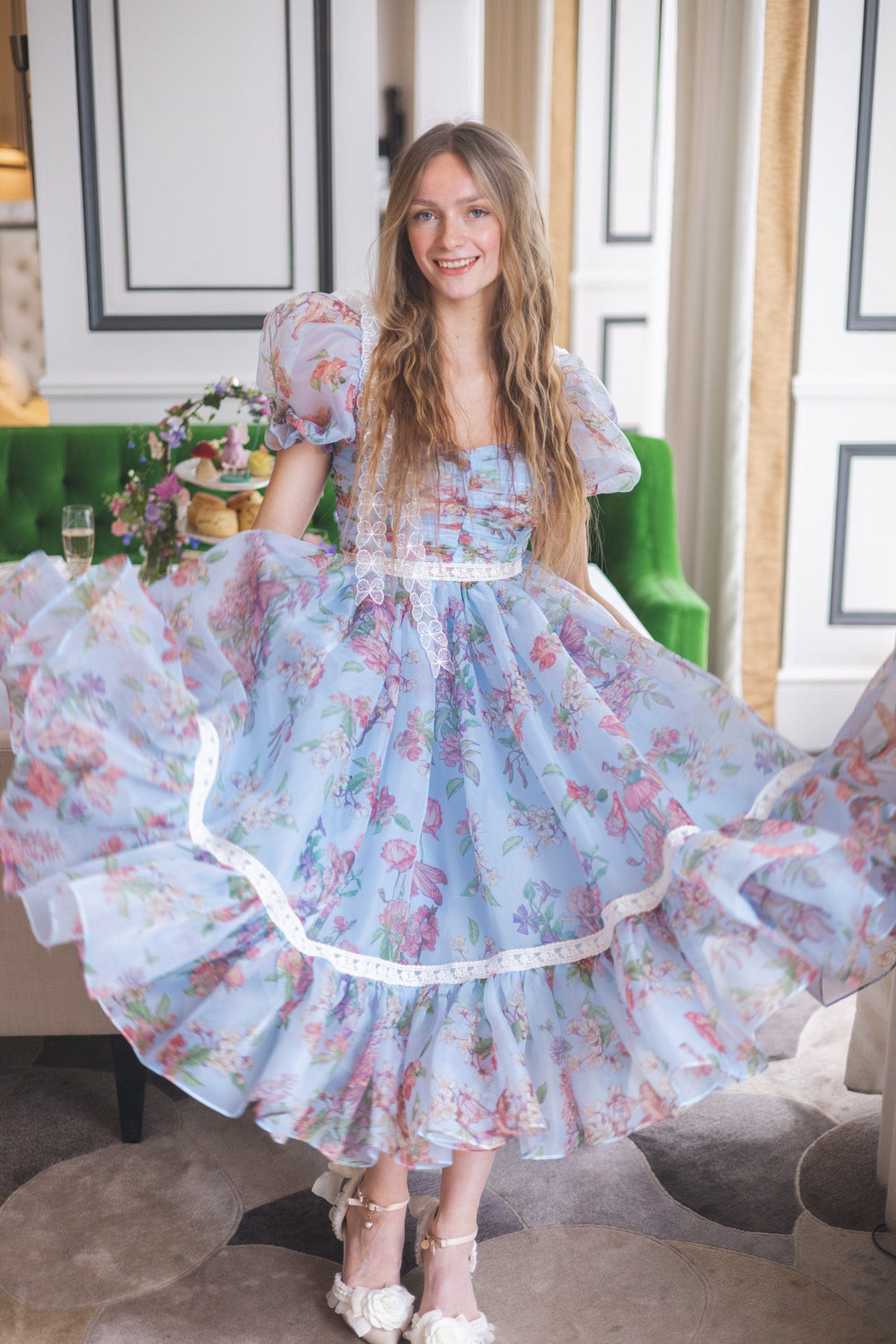 Blue Magic Fairy Soire Midi Dress Fairy Tong Blue Magic Fairy Soire Midi Dress Fairy Tong