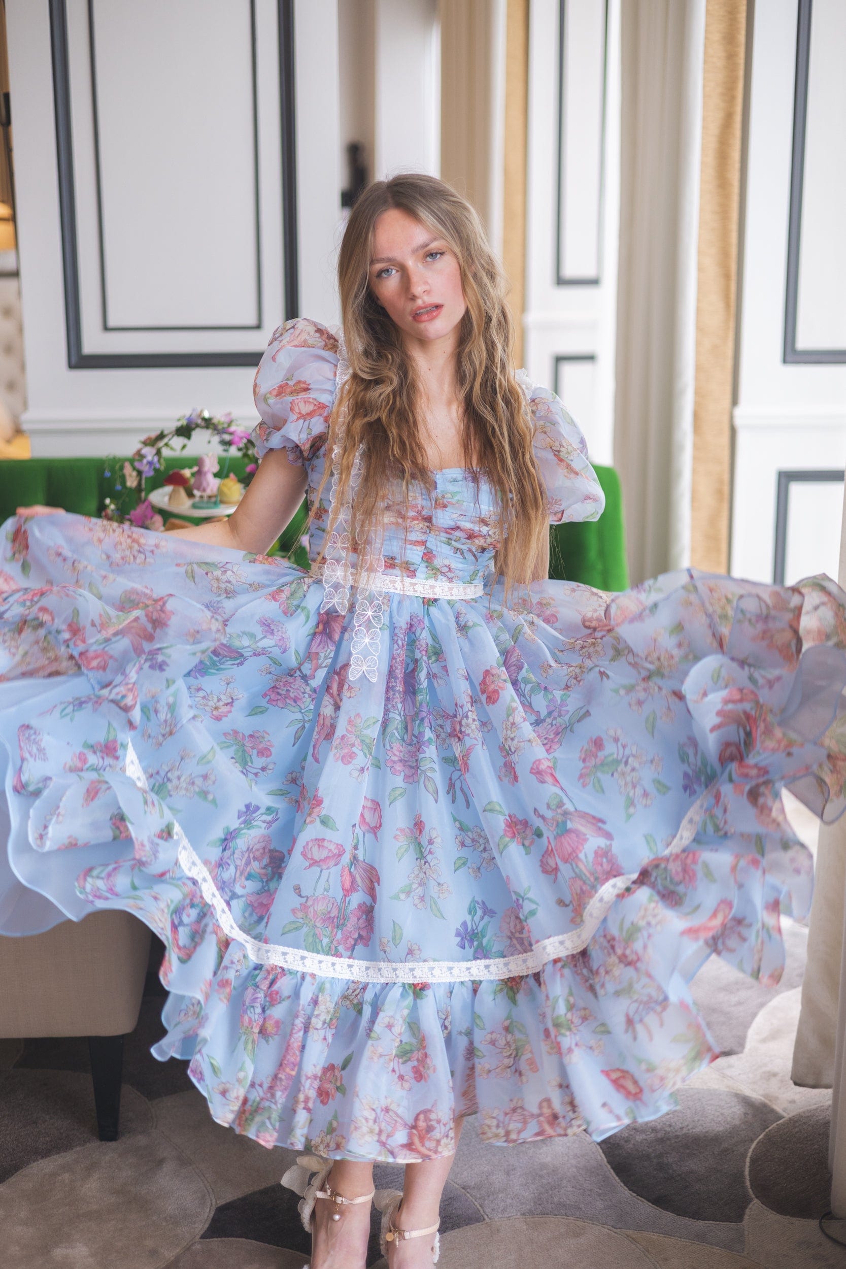 Blue Magic Fairy Soirée Midi Dress – Fairy Tong