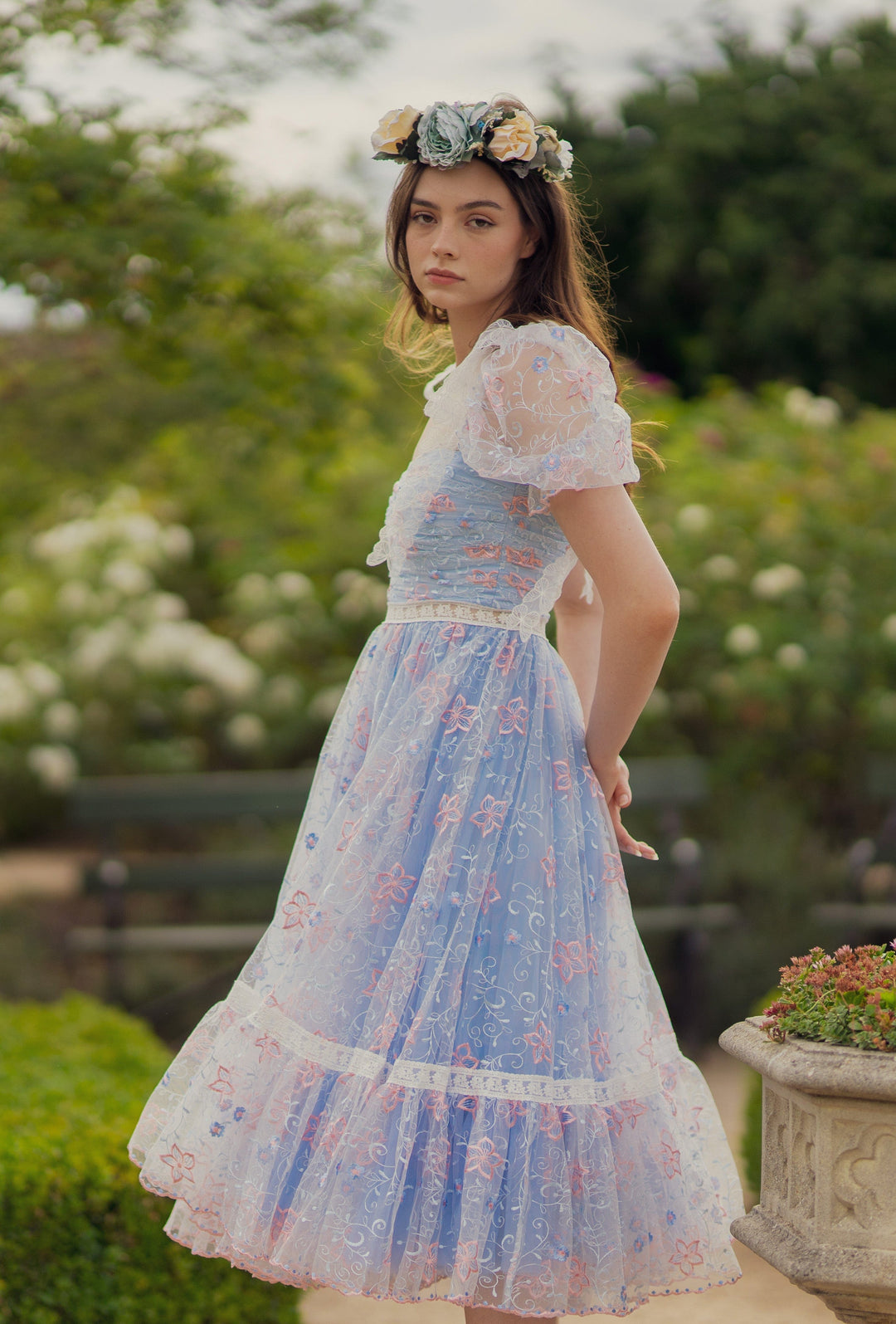Blue Magic Midi Dress Fairy Tong Blue Magic Midi Dress Fairy Tong