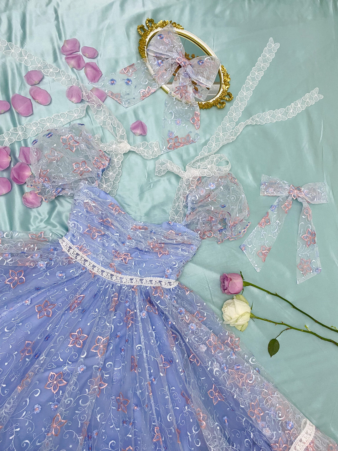 Fairy Tong dress Blue Magic Midi Dress