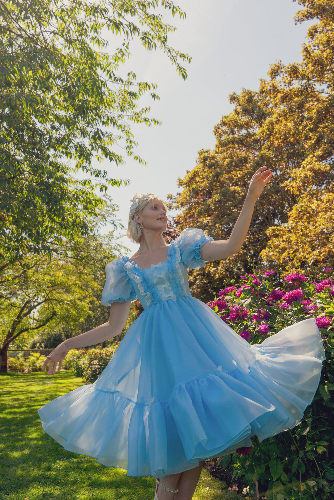 Blue Sky Daydream Midi Dress Fairy Tong Blue Sky Daydream Midi Dress Fairy Tong