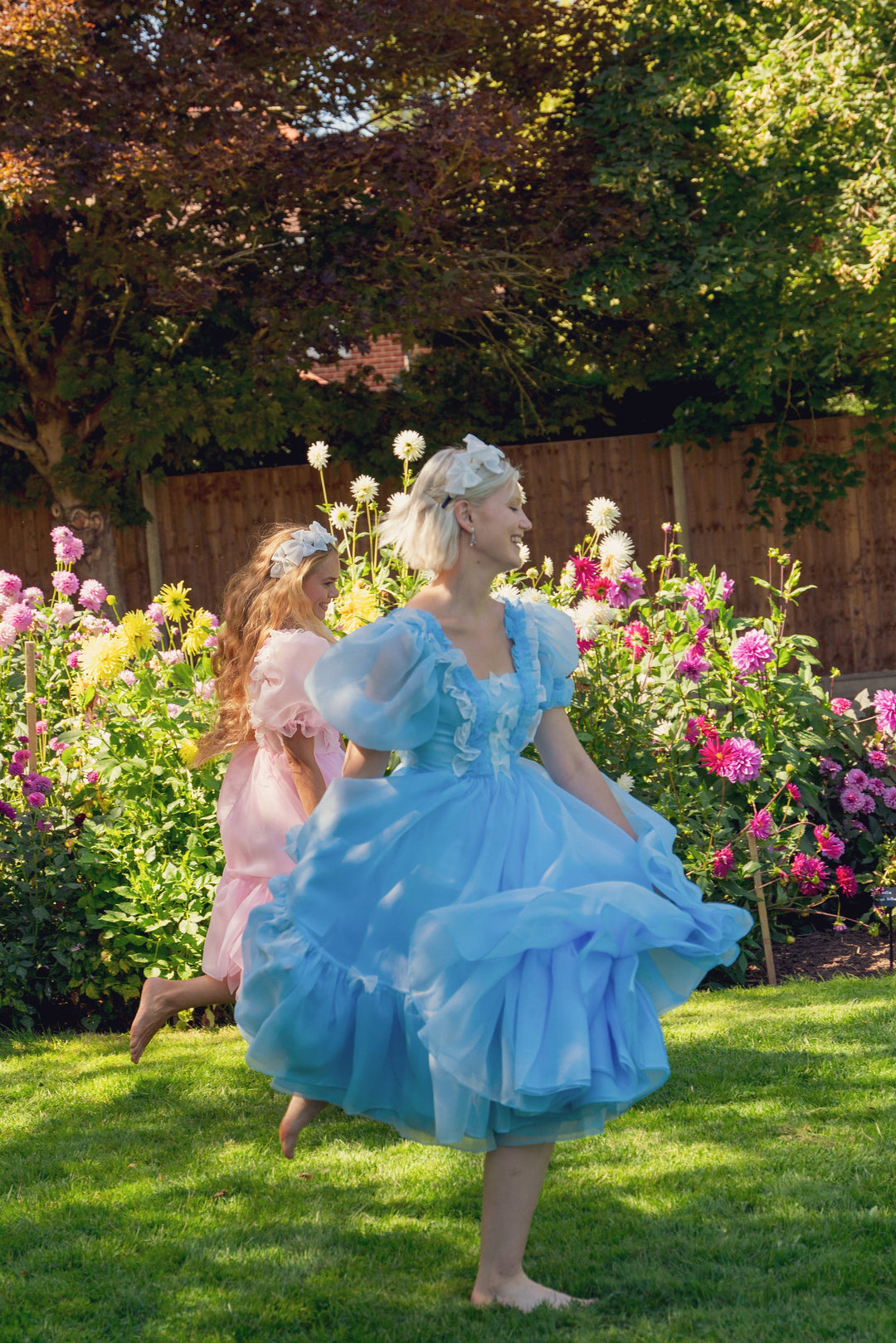 blue skies dress Azazie Zeya