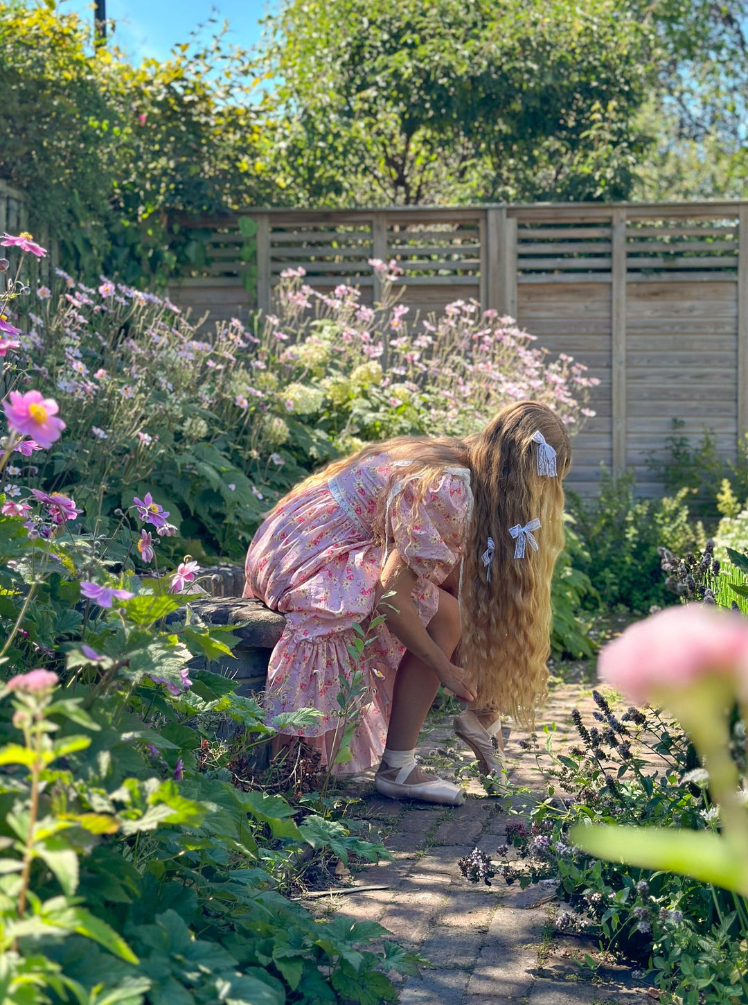 Cottage Magic Midi Dress - Dusty Pink Fairy Tong Cottage Magic Midi Dress - Dusty Pink Fairy Tong