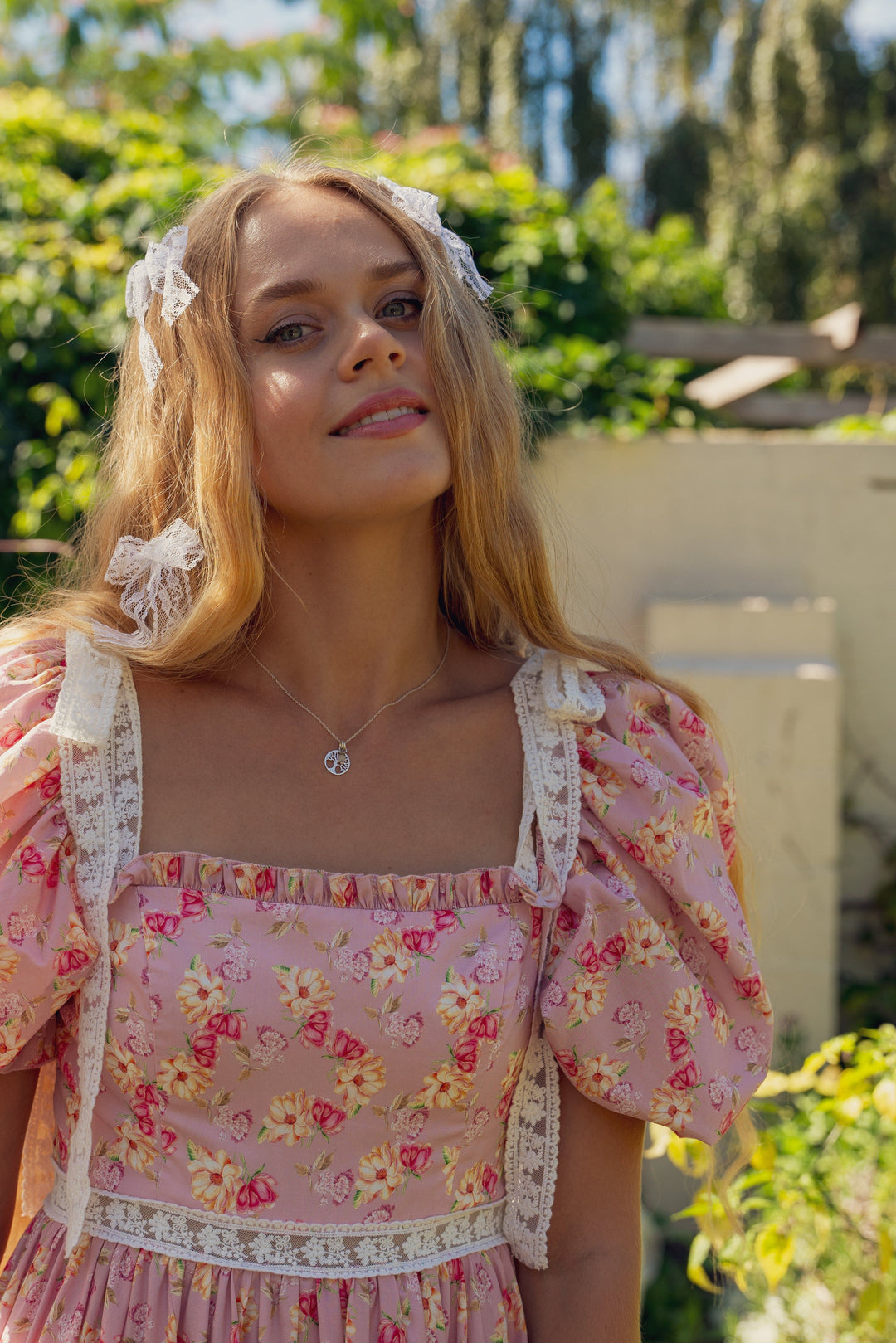 Cottage Magic Midi Dress - Dusty Pink Fairy Tong Cottage Magic Midi Dress - Dusty Pink Fairy Tong