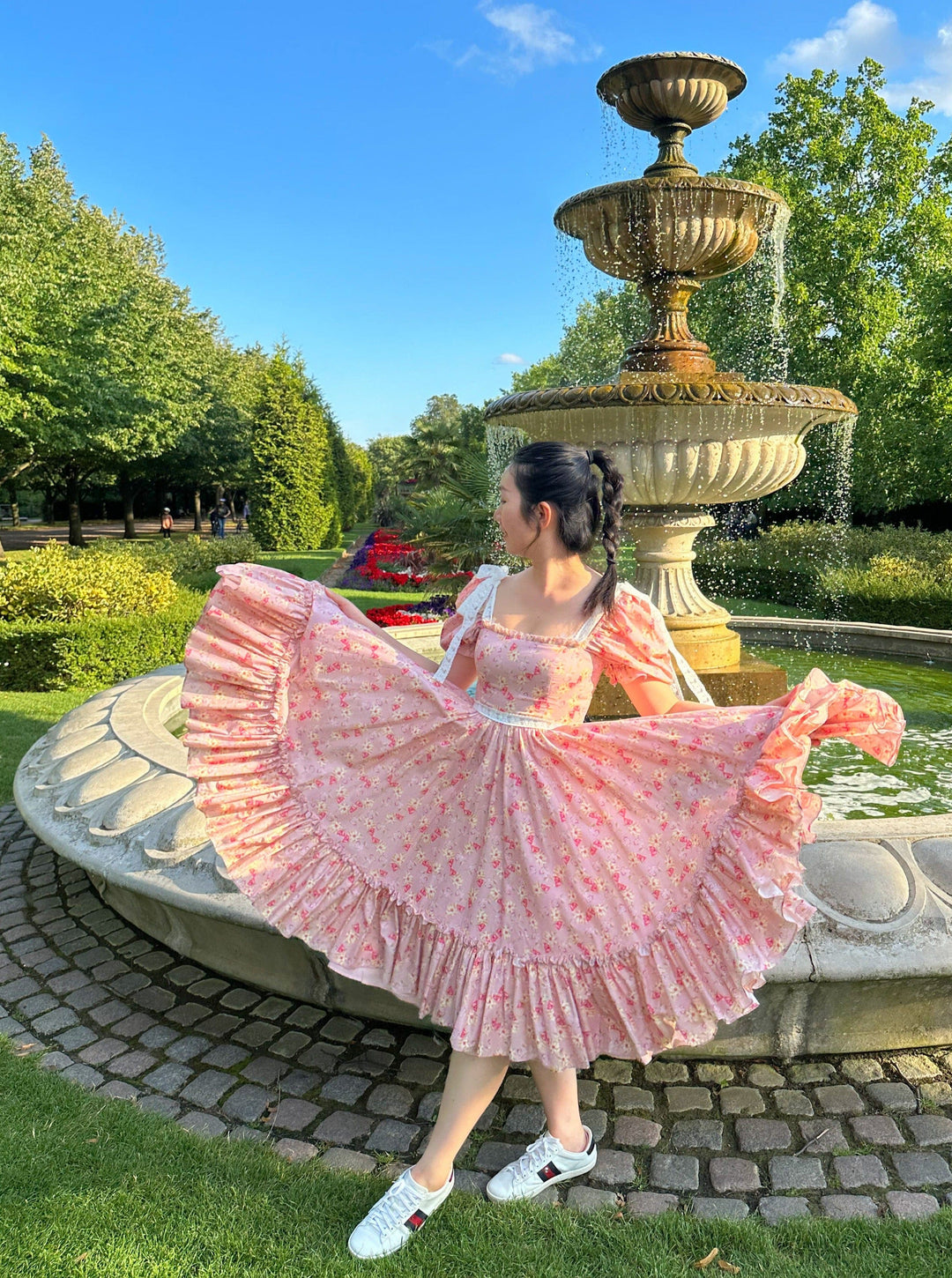 Cottage Magic Midi Dress - Dusty Pink Fairy Tong Cottage Magic Midi Dress - Dusty Pink Fairy Tong