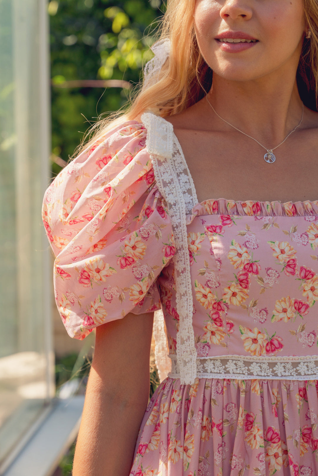 Cottage Magic Midi Dress - Dusty Pink Fairy Tong Cottage Magic Midi Dress - Dusty Pink Fairy Tong